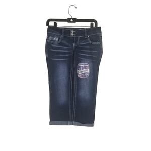 Women's Amethyst Low Rise Skinny Crop Jeans Size 1 Regular Capri